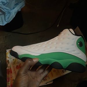 Retro 13 lucky green